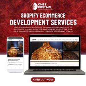 ecommerce website by one t digitals